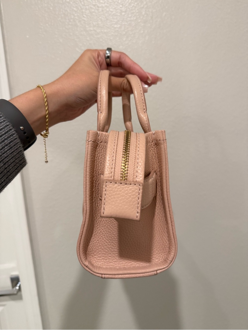 Marc Jacobs Small The Tote Bag in Blush - Picture 4 of 5